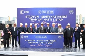 Konya’da Stadyum-Şehir Hastanesi Tramvay Hattı 1. Etabının temeli atıldı
