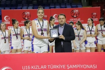 Kütahya’daki ’Basketbol U16 Kızlar Basketbol Türkiye Şampiyonası’ sona erdi
