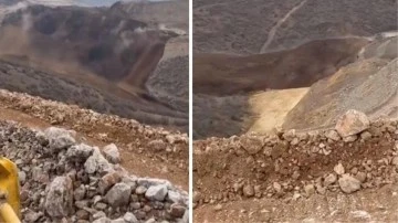 Erzincan'da toprak kayması: Ekipler arama çalışmaları gerçekleştiriyor...