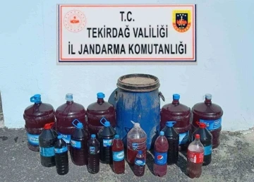Malkara’da 200 litre kaçak içki ele geçirildi
