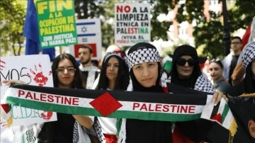 Meksika, Brezilya, Kolombiya ve Venezuela'da Filistin'e destek gösterileri yapıldı