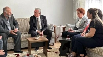 Meral Akşener, Bursa'da Sinan Ateş'in ailesini ziyaret etti 