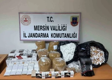 Mersin’de kaçak sigara ticareti yapan 3 şüpheli yakalandı

