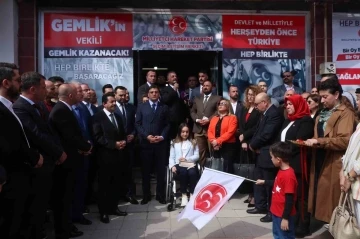 MHP Gemlik Seçim Merkezi açıldı