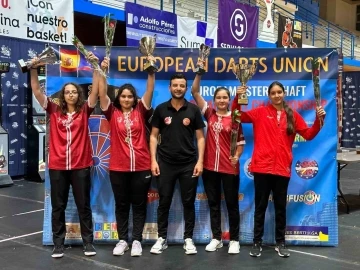 Milli dartçılar Avrupa şampiyonu oldu
