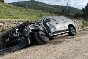 Muğla Orman Bölge Müdürü trafik kazası geçirdi
