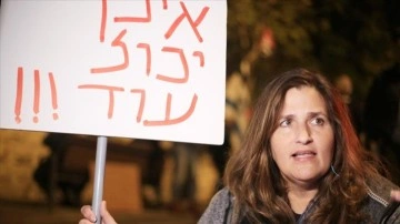 Netanyahu karşıtı İsrailliler protestolarına devam ediyor