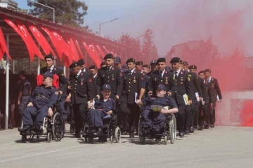 Ordu’da engelli bireyler bir günlük asker oldu
