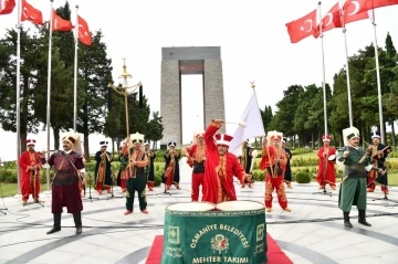 Osmaniye Belediyesi Mehter Takımı’ndan Çanakkale Şehitler Abidesi’nde konser

