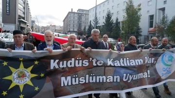Osmanlı Ocakları Erzurum’da dünya Müslümanları için yürüdü
