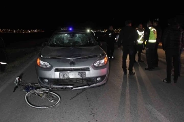 Otomobilin çarptığı 15 yaşındaki bisikletli çocuk, yaşamını yitirdi
