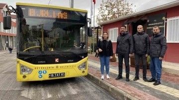 Bursa'nın o mahallesine 5 yıl sonra belediye otobüsü 