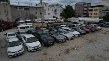 Bursa'da hacizli araçların ihaleyle satışı