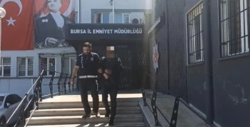 Bursa polisi gökte ararken cezaevinde buldu