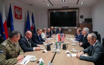 Polonya Cumhurbaşkanı Duda, CIA Başkanı Burns ile buluştu