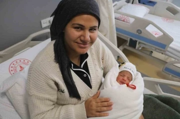 Rekor sürede tamamlanan, hastanede ilk doğum gerçekleşti
