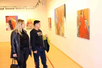 Ressam Güler Genç Erol SANKO Sanat Galerisi’nde sergi açtı
