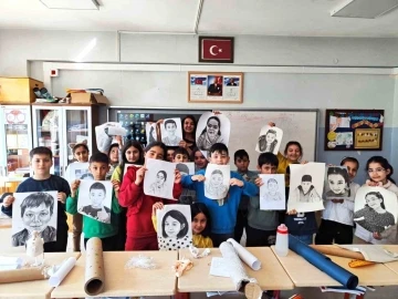 Ressamlardan Tunceli’deki çocuklara sürpriz
