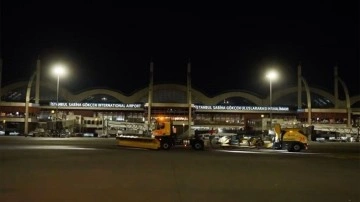 Sabiha Gökçen Uluslararası Havalimanı'nda kış hazırlıkları tamamlandı