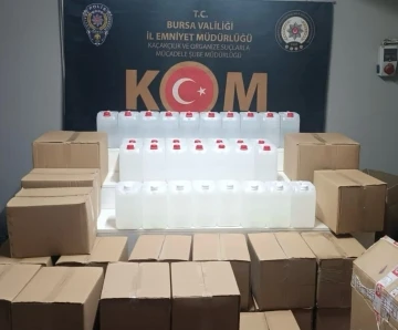 Bursa'da kaçak alkol üreten şahıslar yakalandı