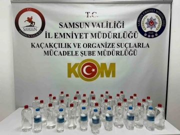 Samsun’da kaçakçılıkla mücadele: Çok sayıda etil alkol ele geçirildi
