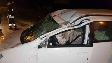 Samsun’da otomobil takla attı: 2 ağır yaralı
