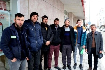Samsun'da besici ve çobanlar depremzedeler için bağışta bulundu