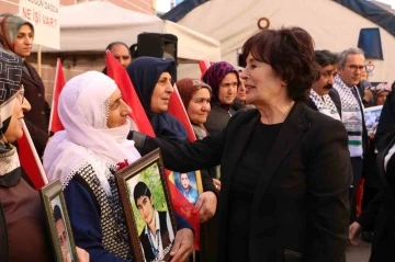 Sanatçı Hülya Koçyiğit Diyarbakır annelerini ziyaret etti
