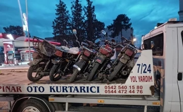 Şanlıurfa’da motosiklet sürücülerine ceza yağdı
