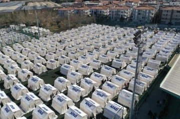 Şehitkamil’deki 9 çadır kentte 17 bin kişi barınıyor
