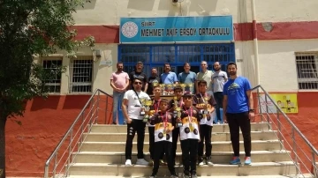 Siirtli öğrenciler boccede Türkiye şampiyonu oldu
