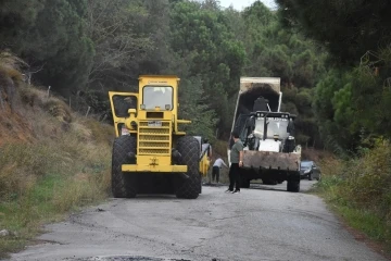 Sinop’ta sıcak asfalt çalışmaları

