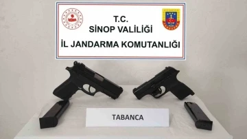 Sinop’ta silah kaçakçılığı operasyonu
