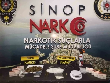 Sinop’ta uyuşturucu ticaretine 2 tutuklama
