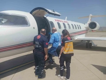 Şırnak’ta rahatsızlanan 20 günlük bebek ambulans uçakla Ankara’ya sevk edildi
