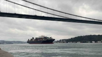 Tahıl Koridorundan geçen konteyner yüklü ilk gemi İstanbul’da
