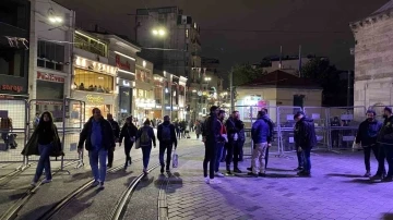Taksim ve İstiklal Caddesi’ndeki kısıtlamalar kaldırıldı

