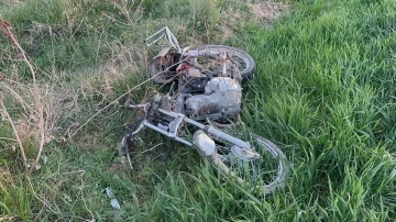 Tarım arazisine giren motosiklet sürücüsü ağır yaralandı
