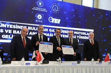 TEI ile BOTAŞ arasında ’Gaz Türbinli Motorların Servis ve Bakım Anlaşması ile Yeni Gaz Türbini Geliştirilmesi ve Temini Protokolü’ imzalandı
