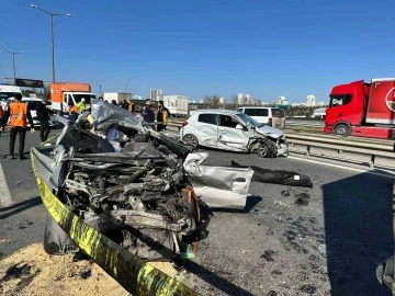 TEM Otoyolu’nda zincirleme trafik kazası: 1 ölü
