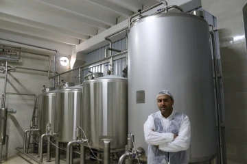 TKDK desteği ile kurduğu fabrikada süt reçeli üretiyor
