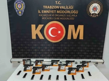 Trabzon’da silah kaçakçılarına operasyon
