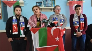 Trabzon'daki özel bireyler Filistin halkına "Hayır Çarşısı" ile destek oldu