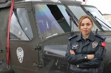 Türk Polis Teşkilatı’nın kadın pilotu 6 yıldır gökyüzünün asayişini sağlıyor
