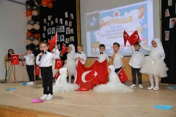 Türkeli’de 4-6 yaş Kur’an Kursu öğrencilerinden yıl sonu gösterisi
