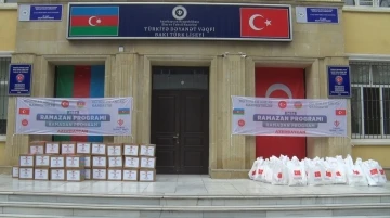 Türkiye Diyanet Vakfı’ndan Azerbaycan’da ihtiyaç sahiplerine bin koli gıda yardımı