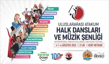 Uluslararası halk dansları toplulukları Atakum’da buluşacak
