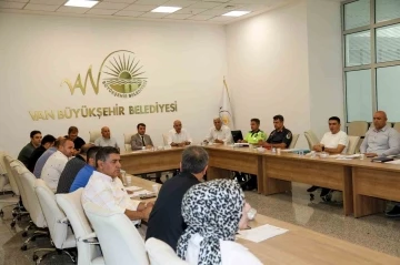 Van Büyükşehir Belediyesi Temmuz ayı UKOME toplantısı yapıldı
