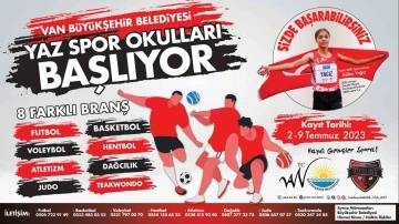 Van Büyükşehir Belediyesinden ücretsiz yaz spor okulları
