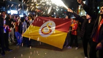 Van’da Galatasaray’ın şampiyonluk sevinci

